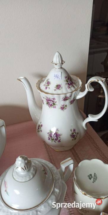 TalerzykRoyal Albert Sweet Violets Słodkie Porcelana i szkło Gdańsk sprzedam