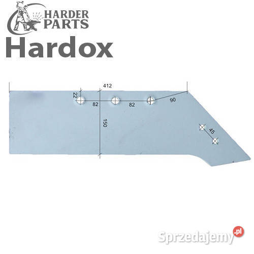 Lemiesz 300ha HARDOX do pługa UNIA grudziądz TUR Maszyny rolnicze Suwałki