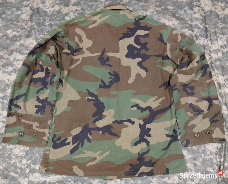 Bluza BDU woodland medium short NYCO obszyta Wrocław