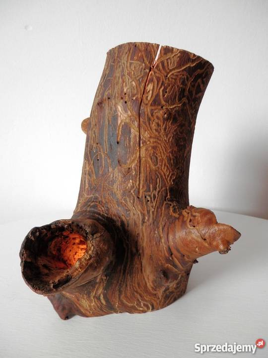 Lampa drewniana ręcznie wykonana6 pkt świetlnych