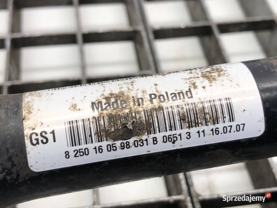 PÓŁOŚ PRAWY PRZÓD AUDI Q7 4L 7L0407271E 30 233