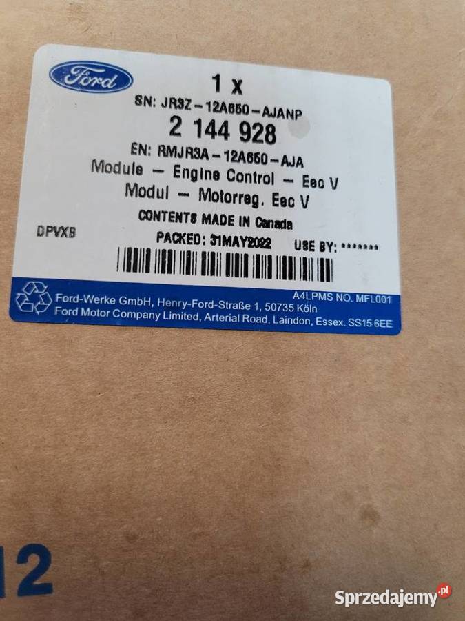 Komputer Ford Mustang 2144928 JR3Z12A650AJANP