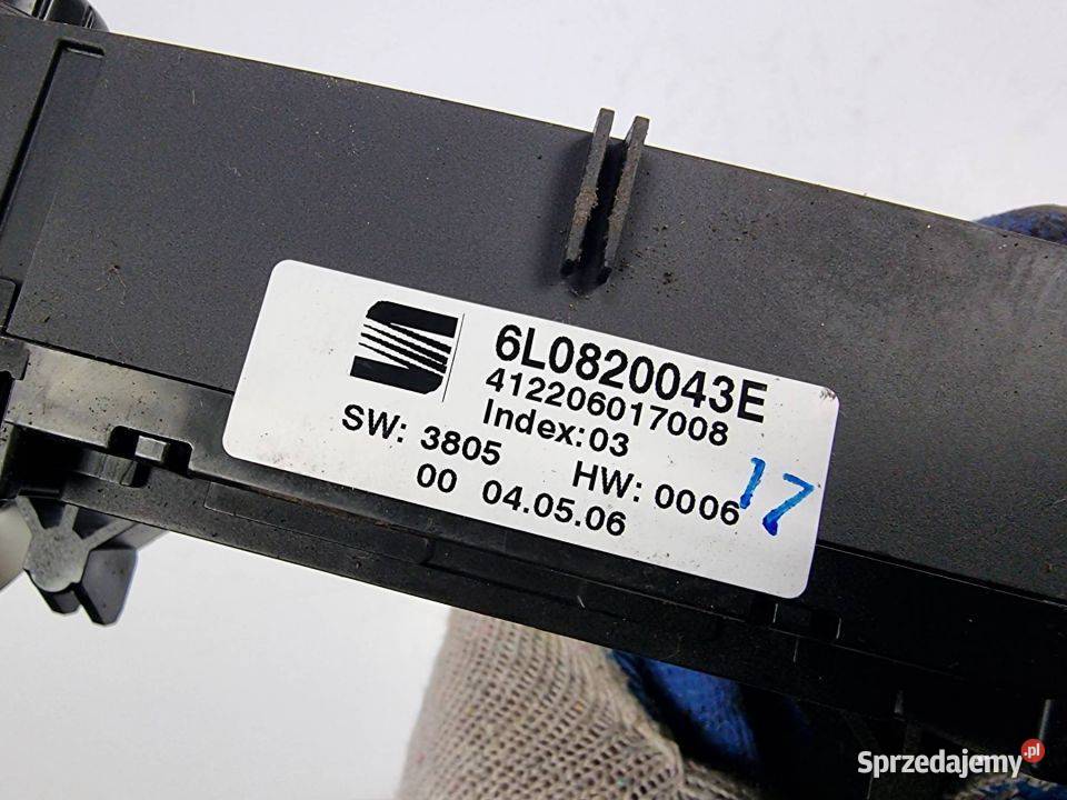 PANEL KLIMATYZACJI SEAT IBIZA III 6L0820043E Lipno