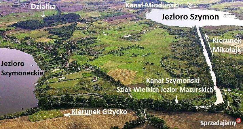 Działka Szymonka na Szlaku Wielkich Jezior Szymonka