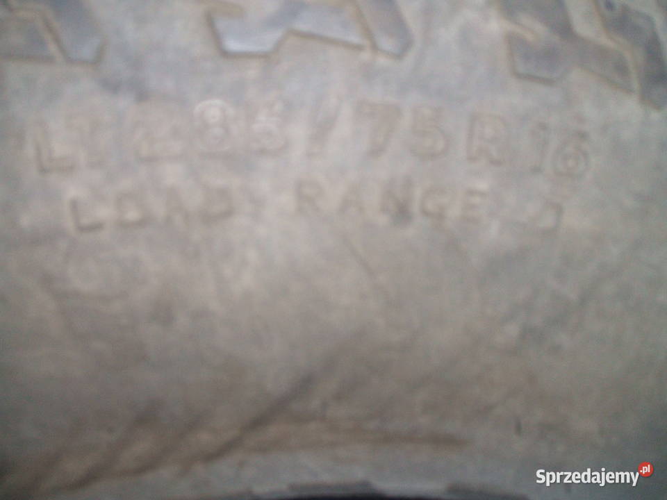 Opony 285 75 R16 terenowe zimowe Lublin