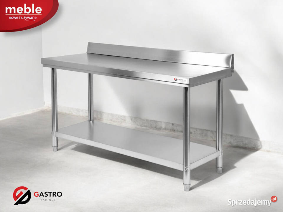 Stół składany przyścienny ze stali nierdzewnej z Gastronomia Ostrów Wielkopolski