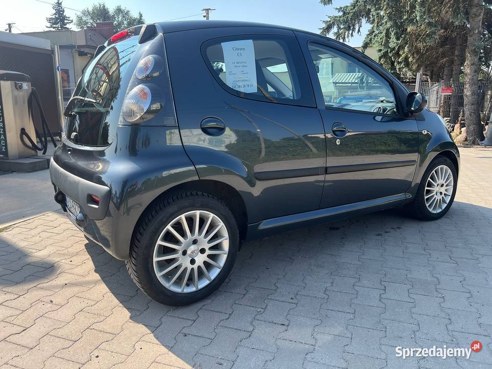 Citroen C1 Klima alu elektryka Zarejestrowany welurowa tapicerka łódzkie Łódź