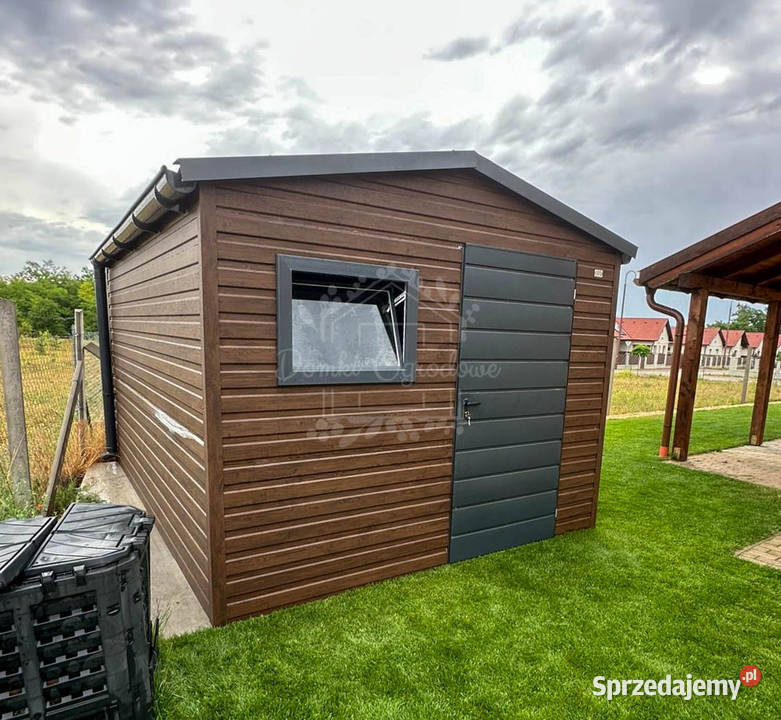 Schowek domek ogrodowy 27x35m drewnopodobny Sieradz