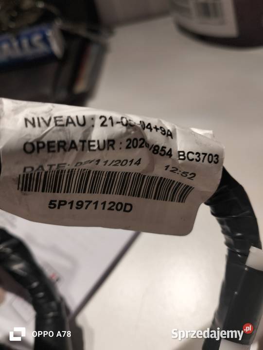 Wiązka instalacja 5p1971120d Rok produkcji 2014 Skoczów sprzedam