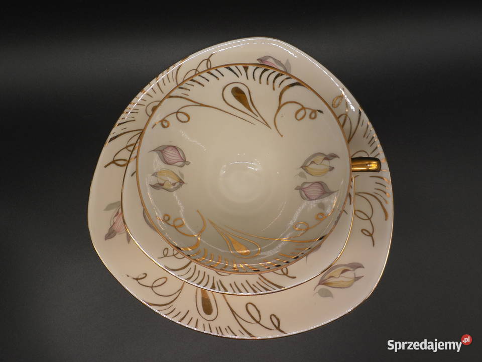 Zestaw śniadaniowy trio z porcelany BAVARIA Porcelana i szkło Raszków