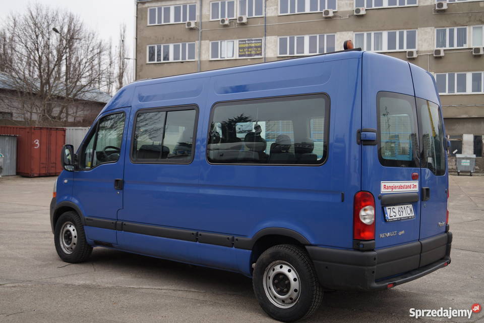 Renault Master 9Osobowy Klima długi i wysoki serwisowany w ASO Szczecin