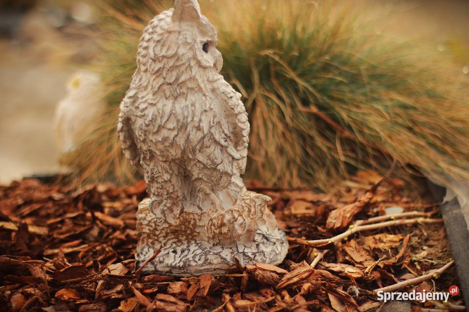 Figury rzeźby ogrodowe betonowe sowa Goliszów