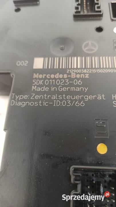 MERCEDES W212 MODUŁ SAM SKRZYNKA 2129003822