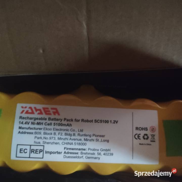 YABER 144 V 5100 mAh wymienna bateria NiMH Zawiercie
