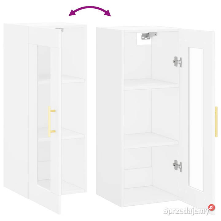 Szafka wisząca biała 345x34x90 WM828900 Warszawa
