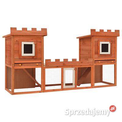 vidaXL Duża klatka królików innych