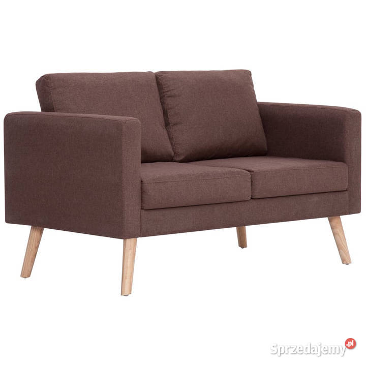 2osobowa sofa tapicerowana tkaniną brązowa Sofy i kanapy Warszawa sprzedam