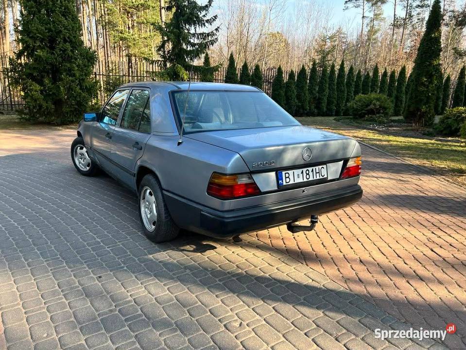 MercedesBenz W124 200D 1987 331300km W124 Samochody osobowe podlaskie