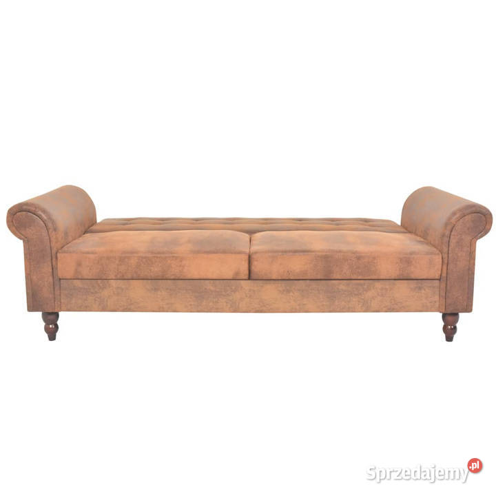 Rozkładana sofa 2os z podłokietnikami sztuczny Sofy i kanapy Warszawa