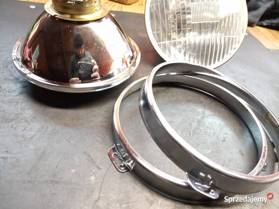 Fiat 125p polonez lampa wkład ramka Lampy przednie Stalowa Wola