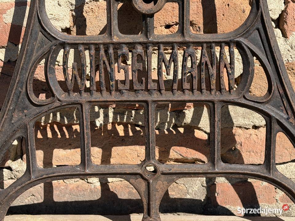 STARE ŻELIWNE NOGI PODSTAWA MASZYNY STARA Bielawa