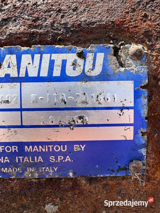Most Przedni Manitou MLT 627 Dana Italia Opole Lubelskie
