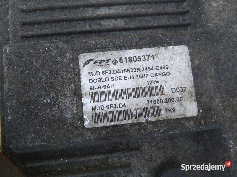 STEROWNIK SILNIKA KOMPUTER FIAT DOBLO 13 sprzedam