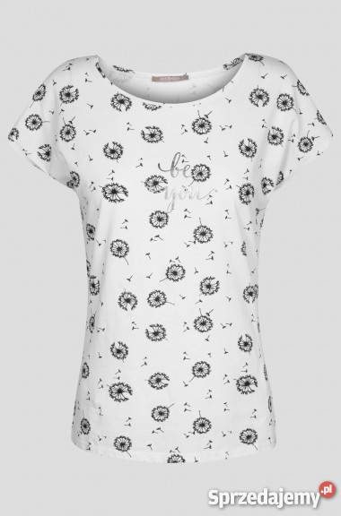 Biały tshirt z nadrukiem Orsay Olkusz
