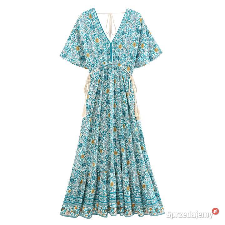 Sukienka boho S 36 M 38 bohemian hippie etno na zachodniopomorskie Szczecin