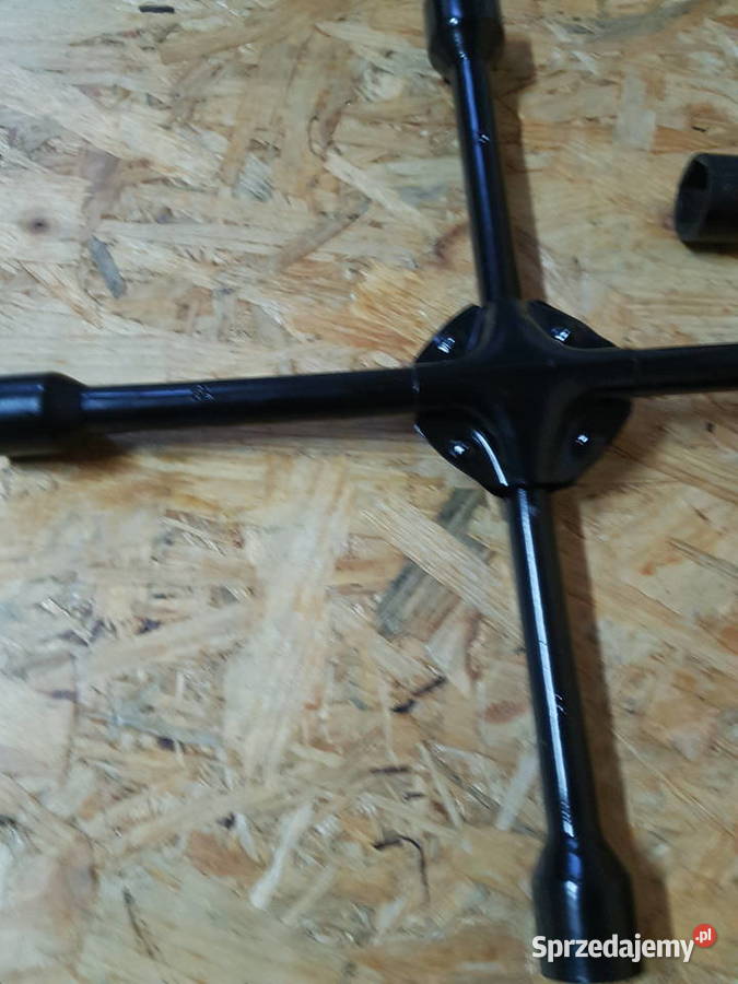 Klucz do kół 19 21 17 23mm krzyżakowy czarny Głogowa