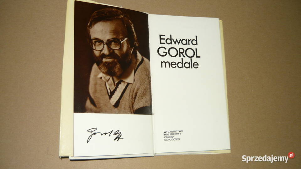 Medale Edward Gorol książka