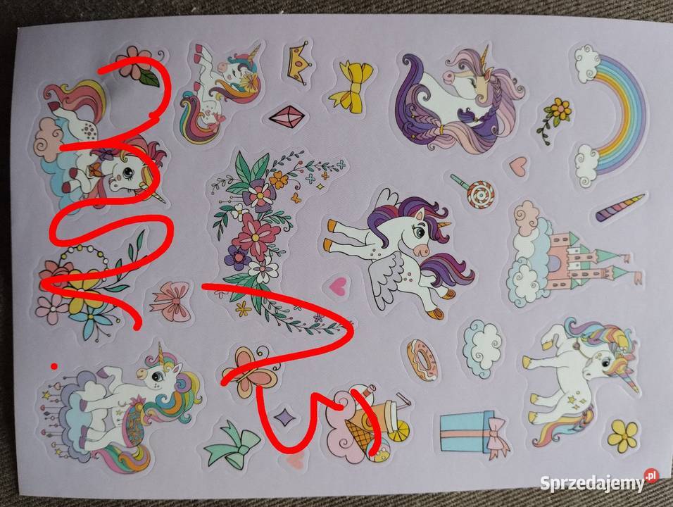 Naklejki jednorożce