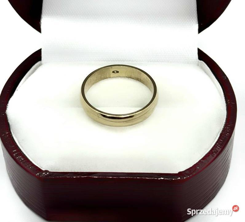 Złota Obrączka pr 585 31g R13 złoto warmińsko-mazurskie Elbląg sprzedam