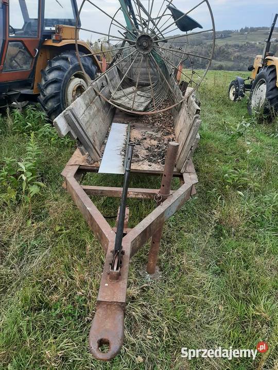 Przyczepa na drewno ziemniaki itp z hamulcem nieuszkodzony Dębica