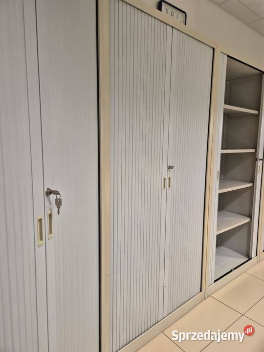Szafa metalowa żaluzjowa półki Dostępne 5 sztuk Warszawa