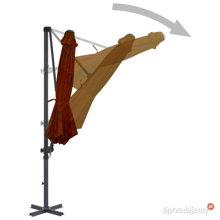 Parasol wiszący z aluminiowym słupkiem 300 mazowieckie Warszawa