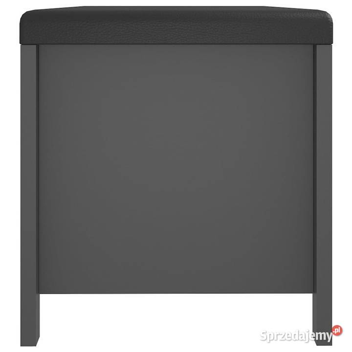Skrzynia z poduszką szara 105x40x45 materiał Dom i Ogród Warszawa