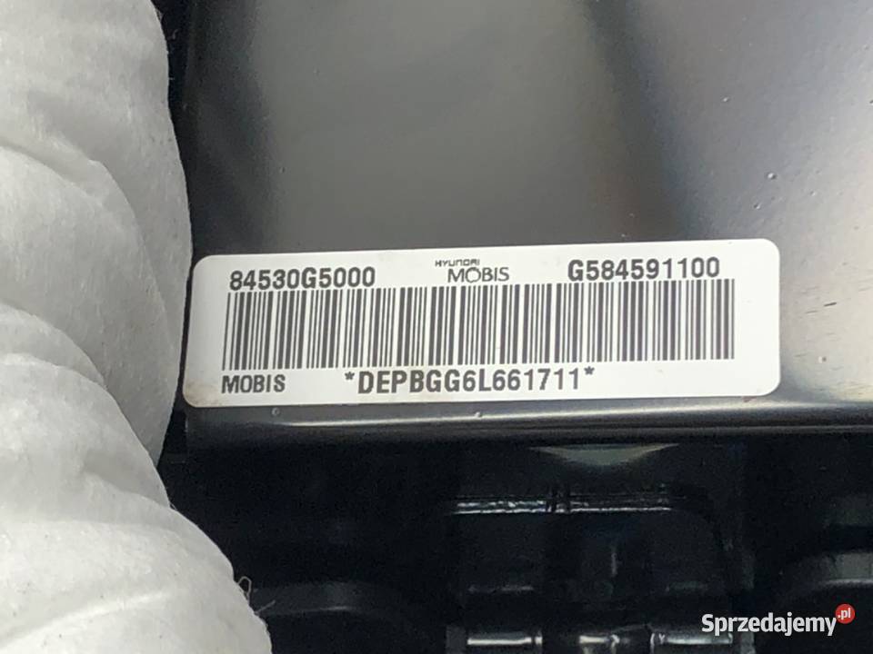 KOKPIT Z PODUSZKĄ PASAŻERA KIA NIRO Minivan