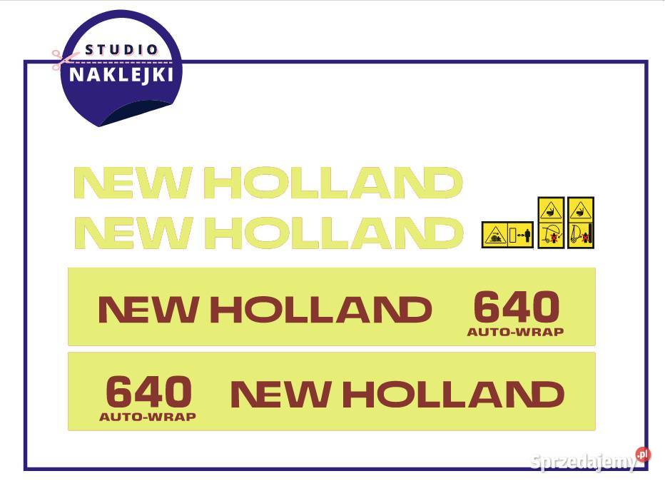 Naklejki Prasa Holland 640 Nalepki zestaw Kłodzko