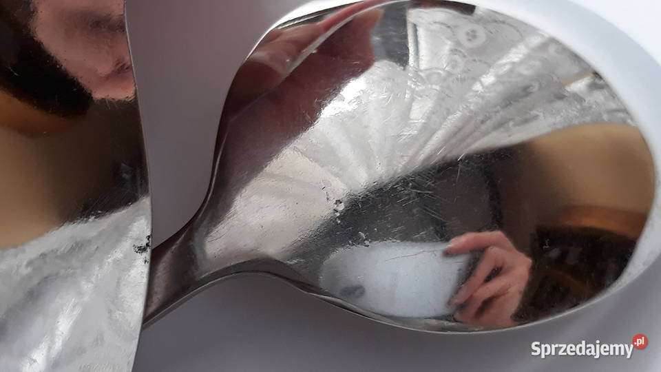 Łyżki obiadowe 3 KONWALIE Gerlach sztućce PRL śląskie Dąbrowa Górnicza