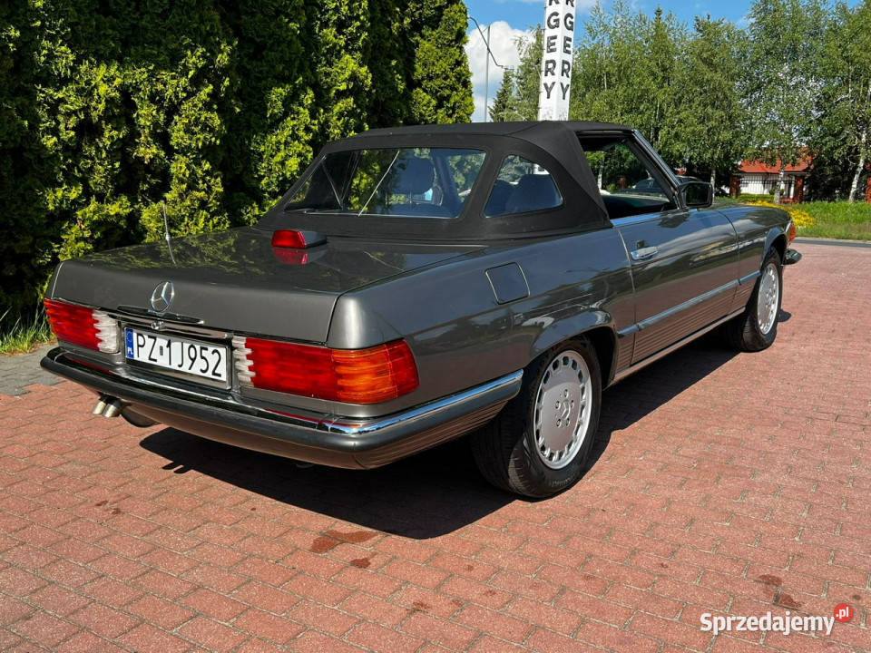 Mercedes SL 560 Zarejestrowany ładny stan Nowy szary wielkopolskie Baranowo sprzedam