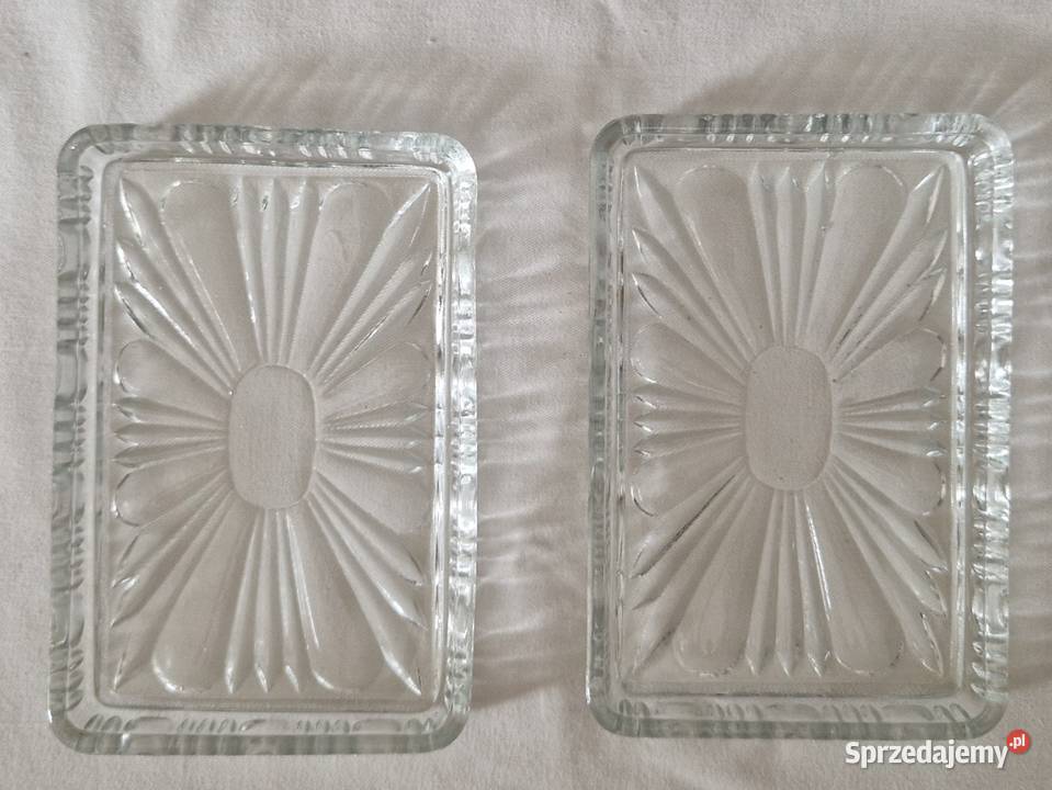Mała prostokątna taca szklana HSG Ząbkowice