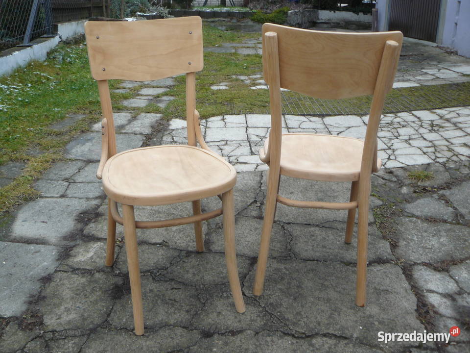 Stare krzesła gięte sygnowane Bondyrz małopolskie Nowy Sącz