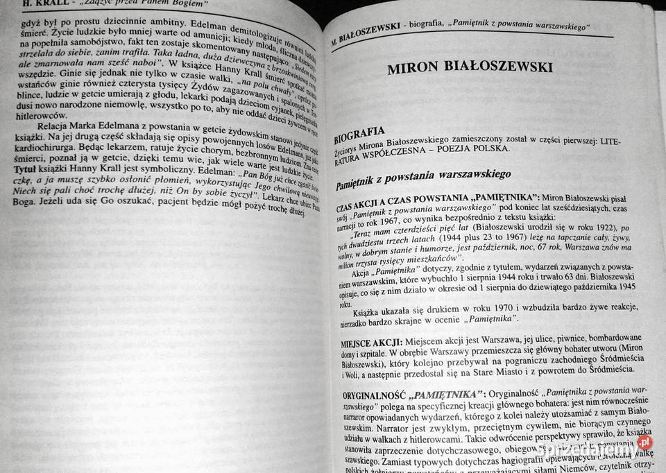 Ściąga 6a Polska literatura współczesna do 1956 miękka Chełm sprzedam