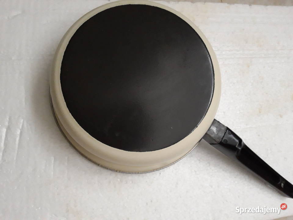 patelnia płytki rondel emaliowana