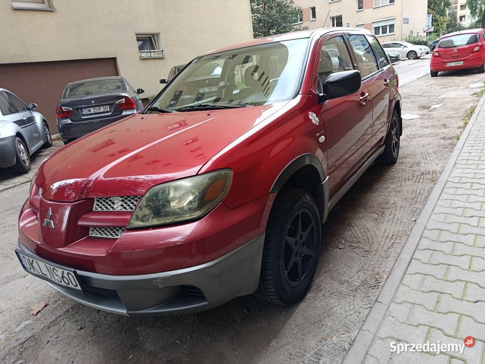 Mitsubishi Outlander 20 LPG opłaty stan 280000km Wrocław