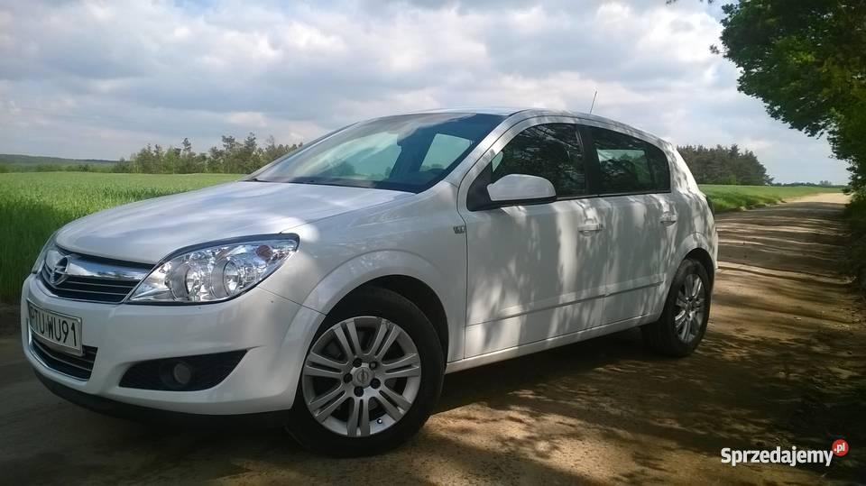 Opel astra H liftpółskórybiała perła Konin