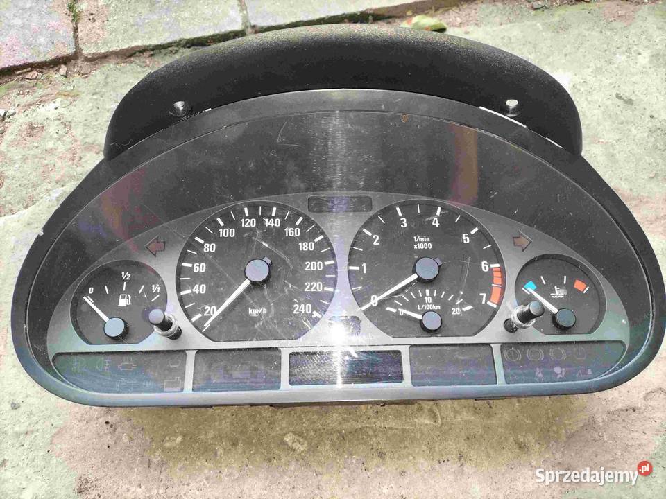 Licznik z pełnym komputerem OBC BMW E46 SEDAN Poręba