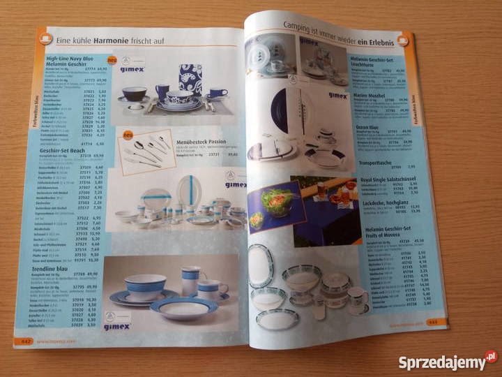 Katalog akcesoriów campingowych 2010r Całe śląskie Dąbrowa Górnicza sprzedam