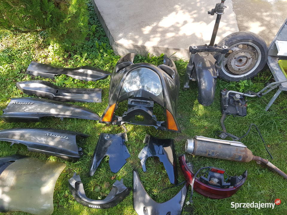 Pozostałości Yamaha Majesty 400 widelec koło kujawsko-pomorskie Bydgoszcz